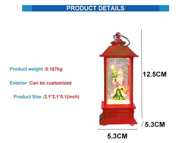 Wholesale red phone booth shape water circulation snow globe souvenir custom Wedding Decoration snowballs