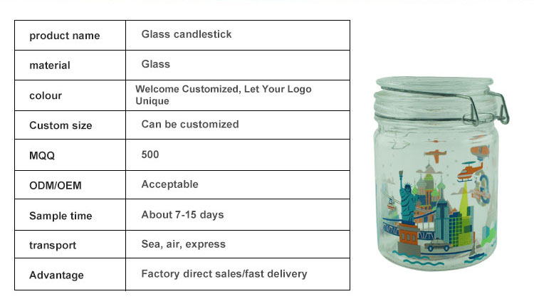Hot Sale High Quality Cheap custom painted LOGO Christmas Glass candlestick