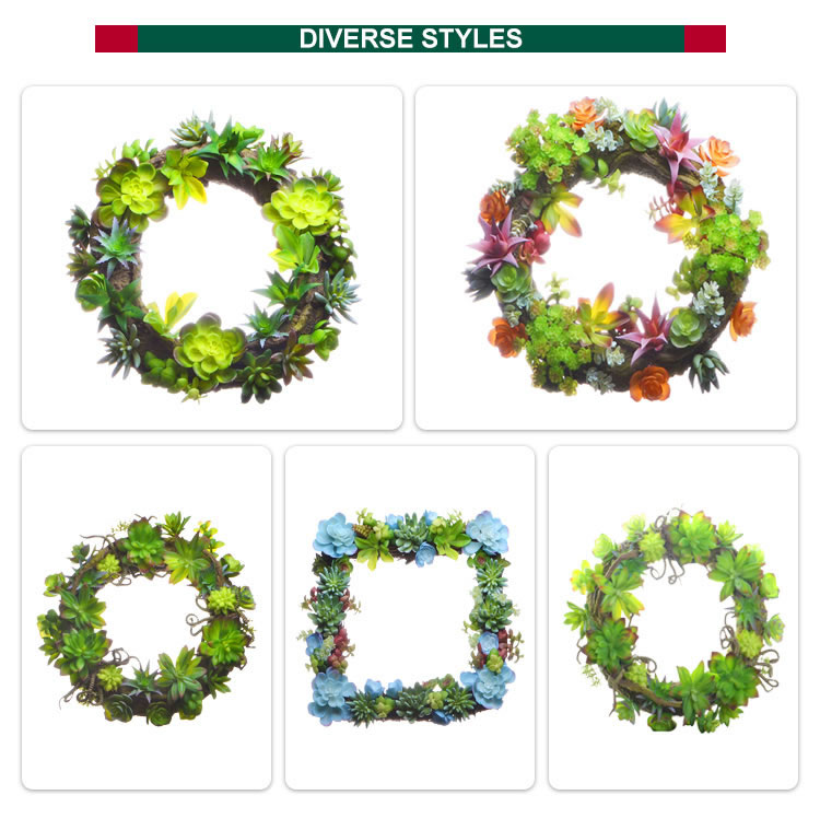 2022 factory wholesale family holiday door decoration 16 inch 18 inch Christmas ball wreath