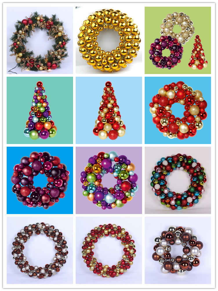 Attractive hot sale christmas decoration wreath pvc christmas garland Christmas wreath