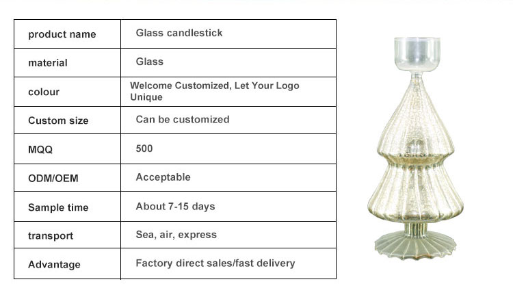 Decorative customized colorful glass jars candle container candle making Glass candlestick