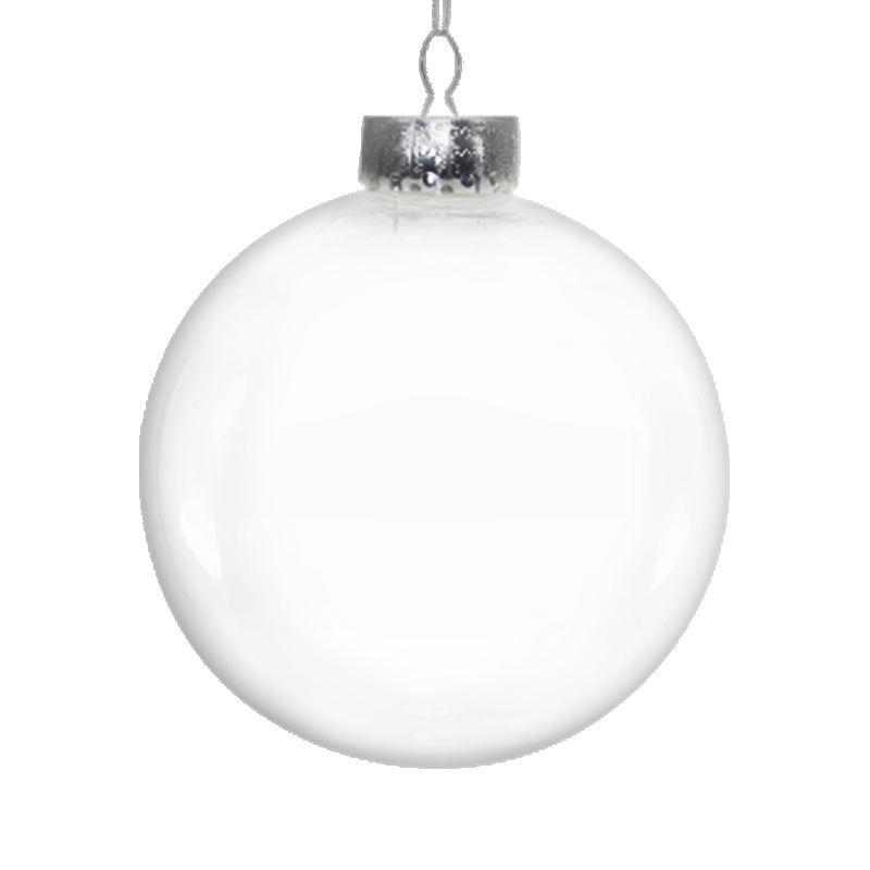 Clear Shatterproof Christmas Balls