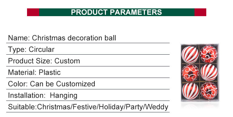 Wholesale colorful christmas plastic balls christmas tree decoration ball christmas ball set