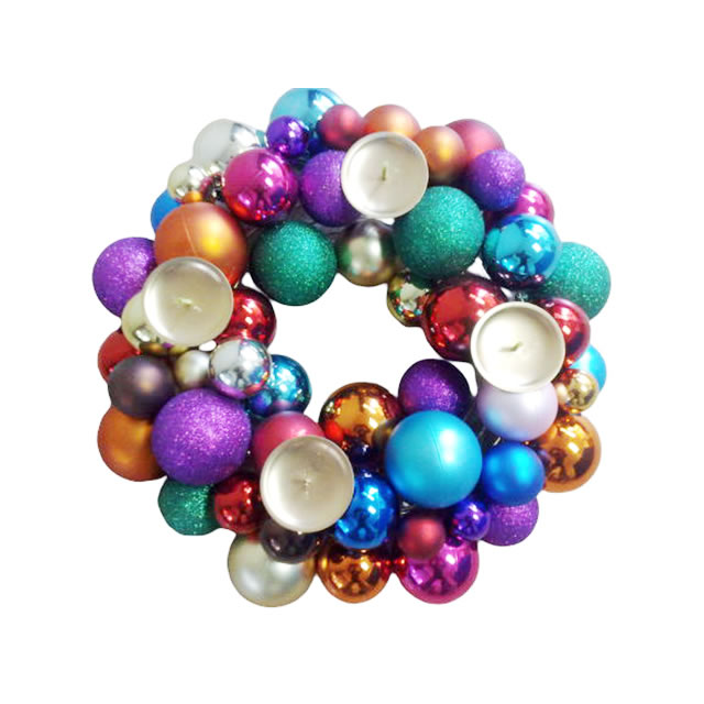 Christmas Ball Wreath