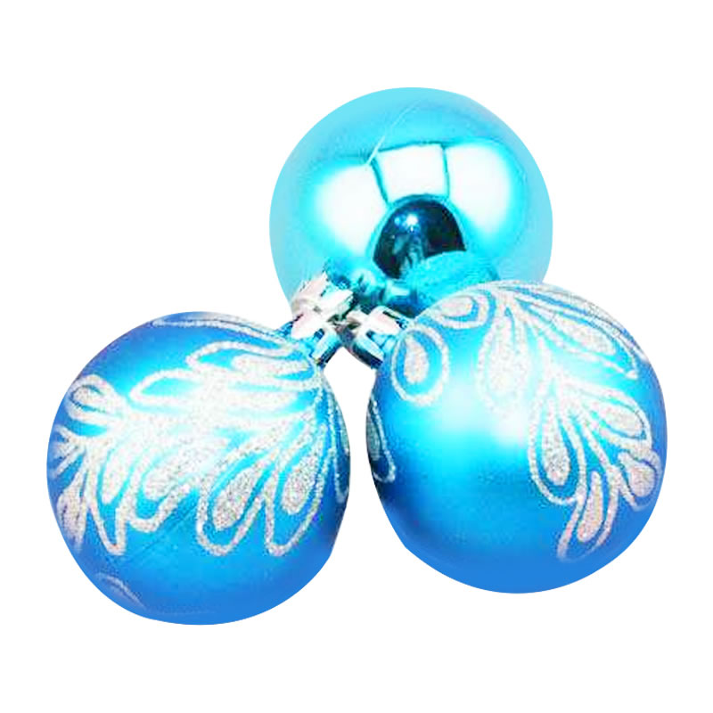 Christmas tree ornaments plastic balls