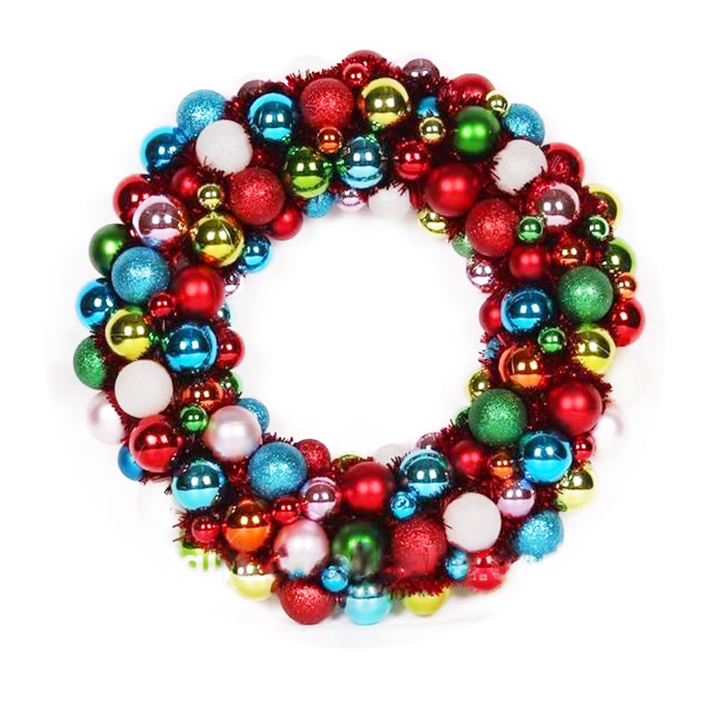 Christmas Ball Wreath