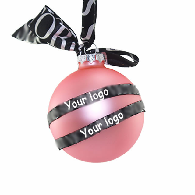 Custom Logo Christmas Plastic Balls