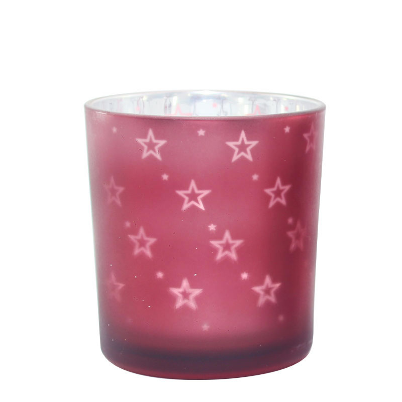 Glass candle cup