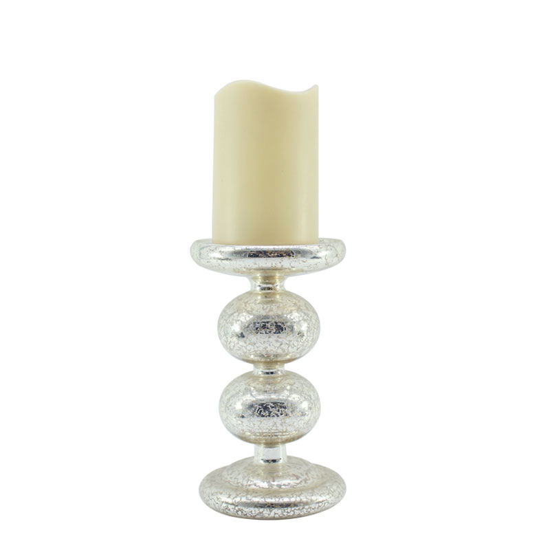 Glass candlestick