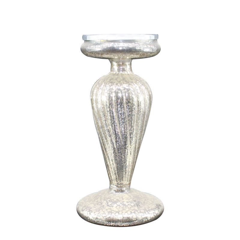 Glass candlestick
