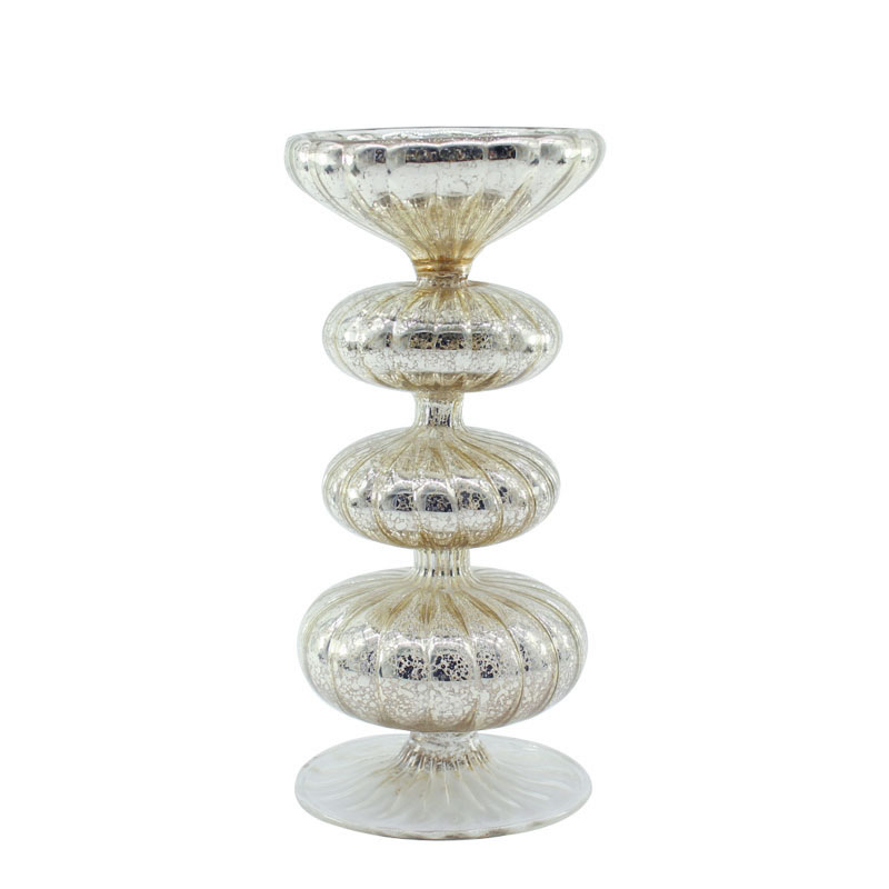 Glass candlestick