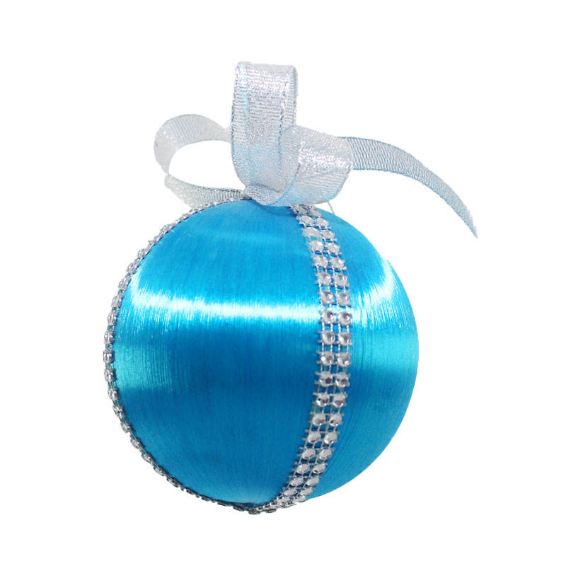 Christmas tree hanging silk wave ball