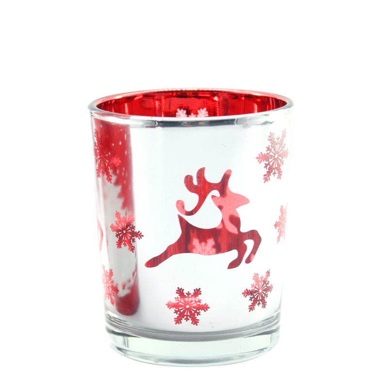 Christmas glass cup