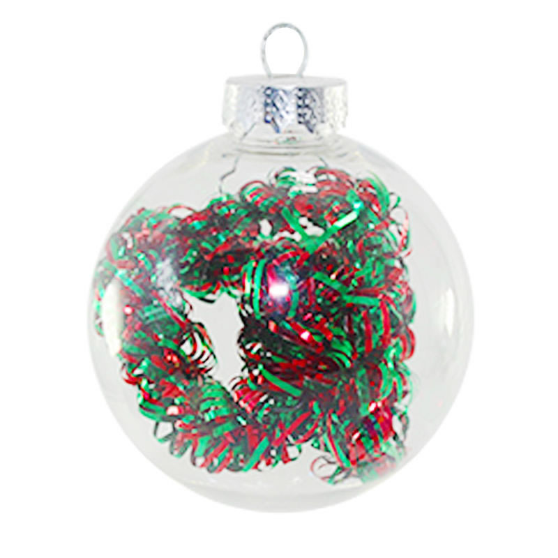 transparent clear christmas ball