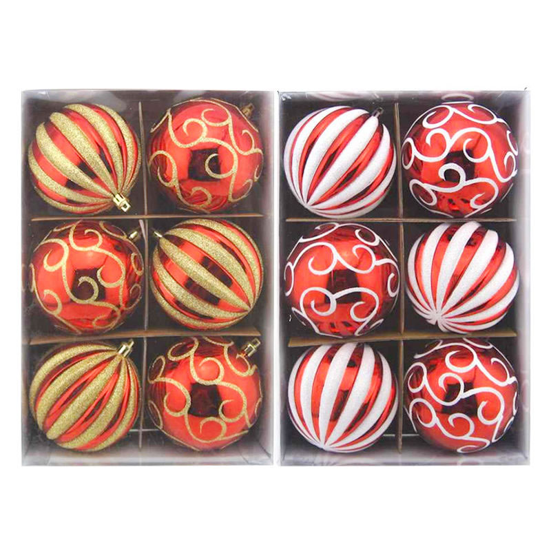 Box Christmas Tree Ornaments Ball Set