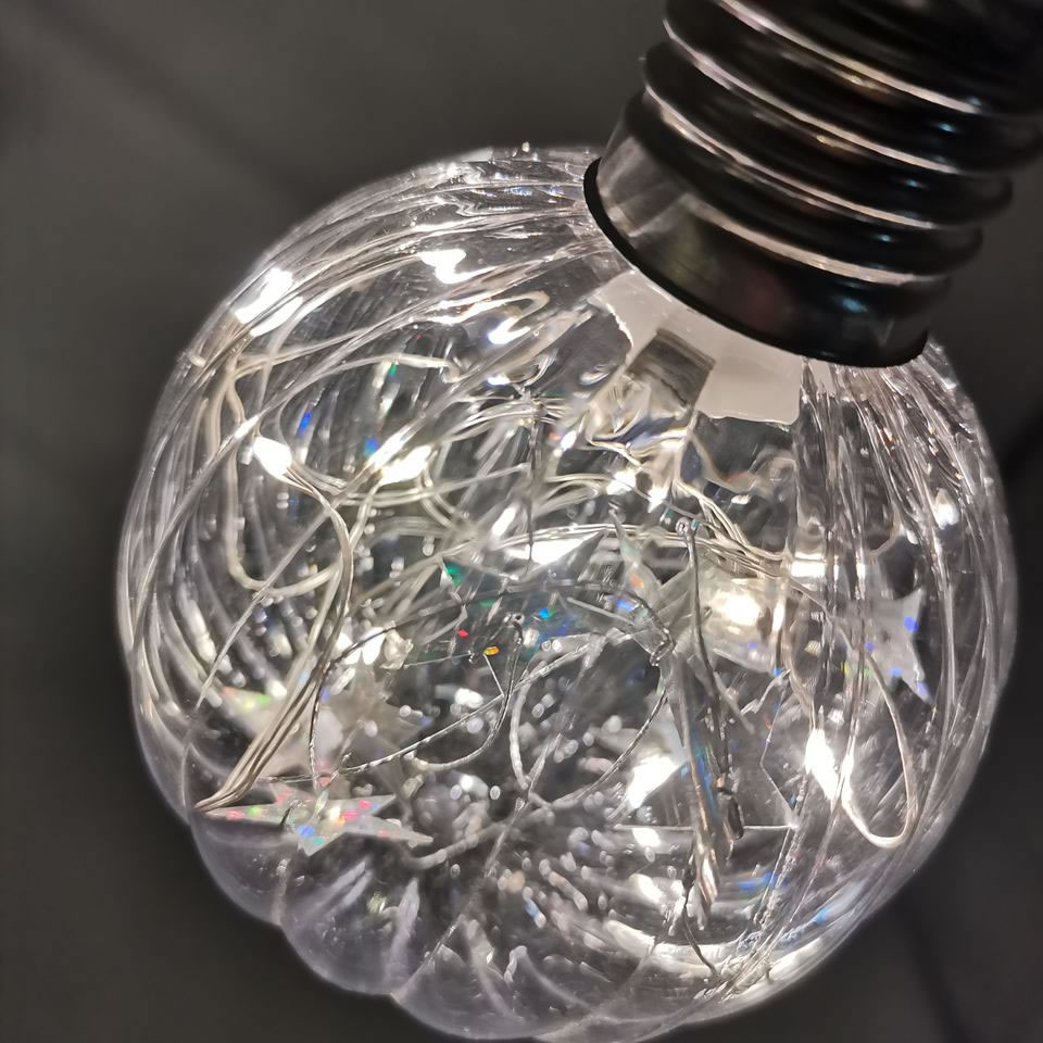 LED Shatterproof Transparentes Christmas Ball