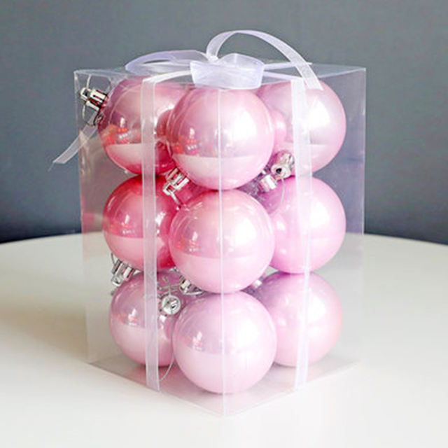 Christmas Tree Decoration Plastic Ball Set