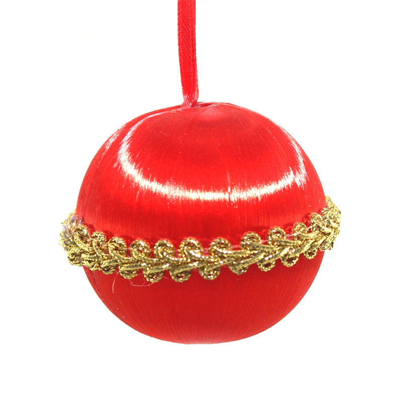 Christmas tree hanging silk wave ball