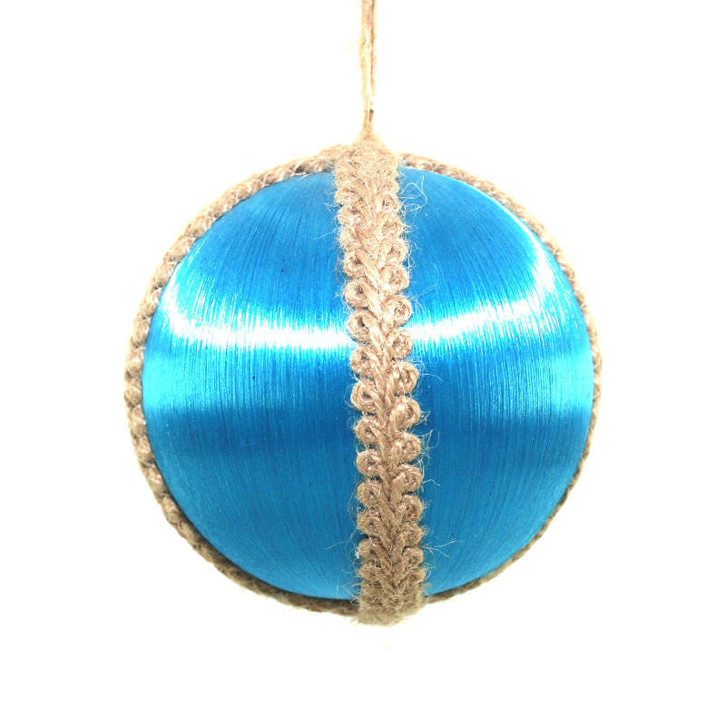 Christmas tree hanging silk wave ball