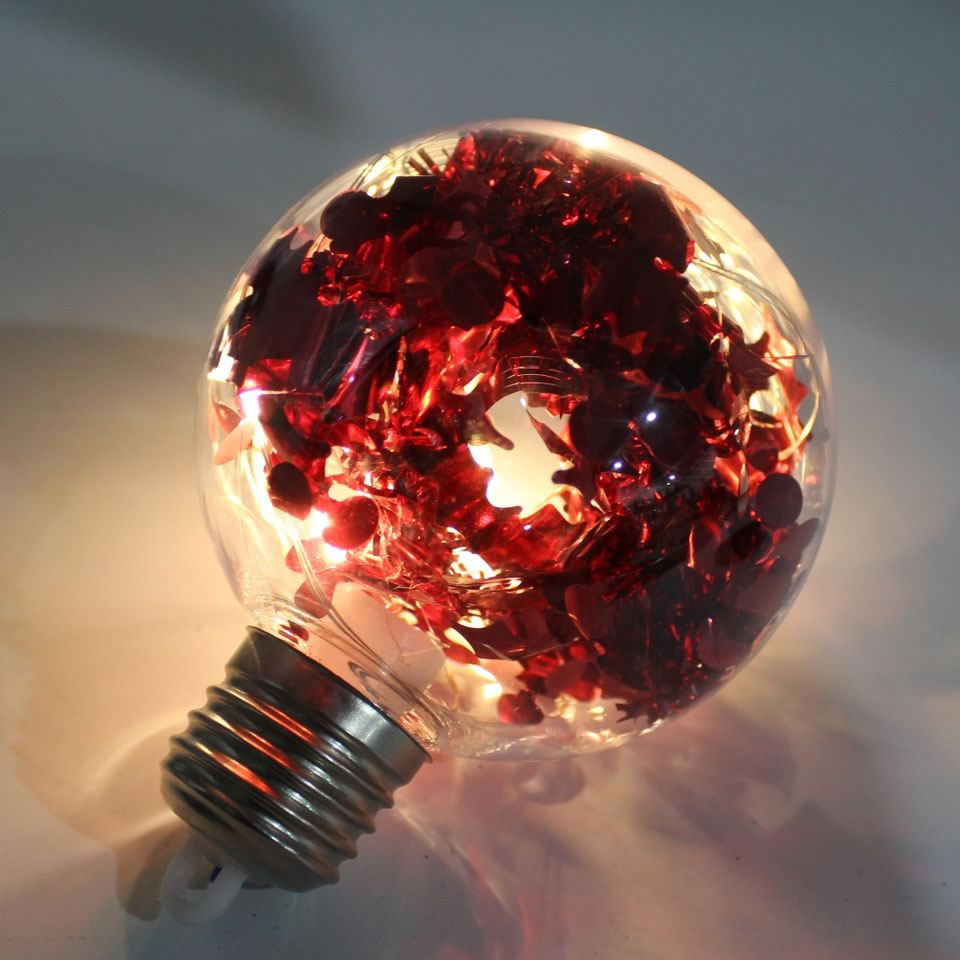 LED Shatterproof Transparentes Christmas Ball