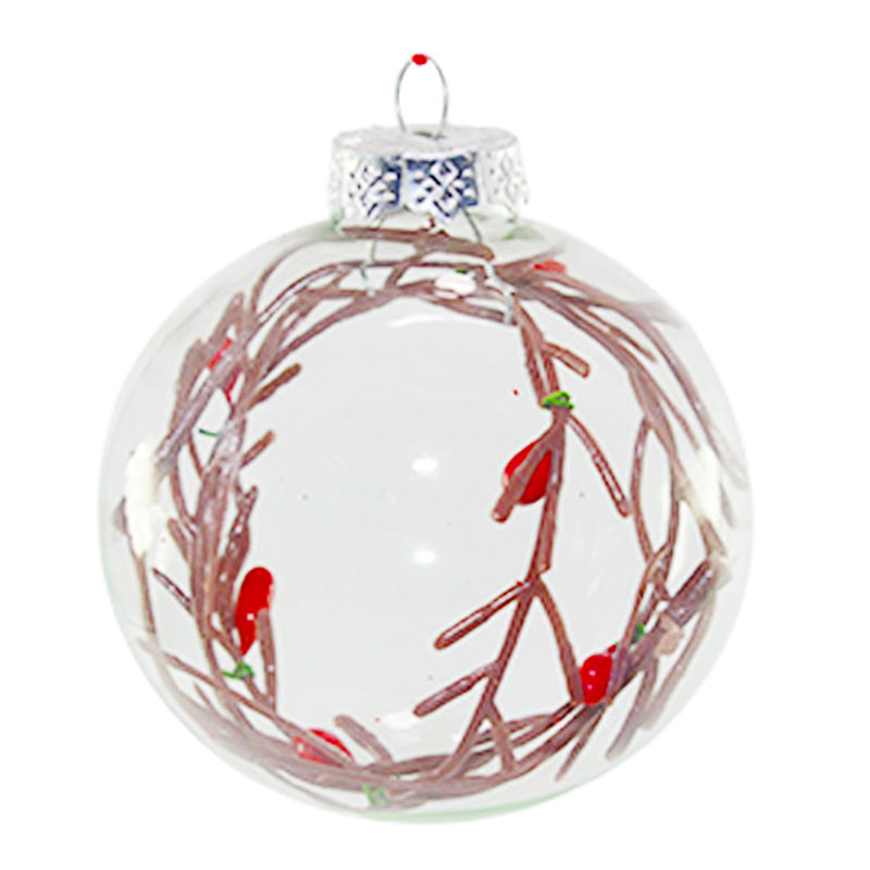 transparent clear christmas ball