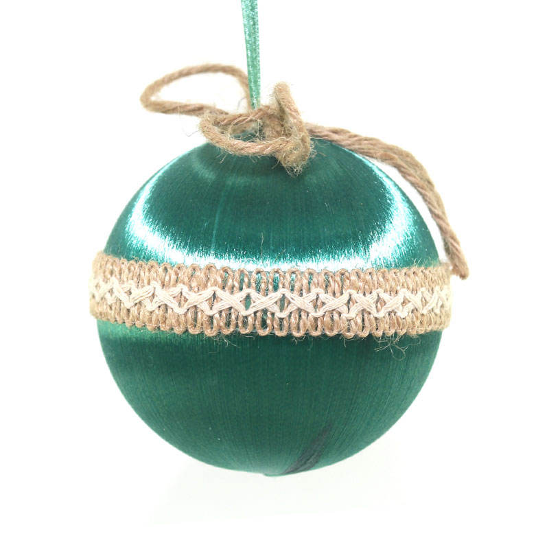 Christmas tree hanging silk wave ball