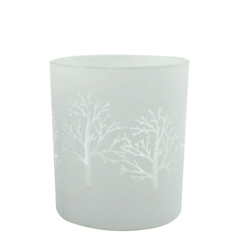 Christmas Home Decoration Glass Candle Cup