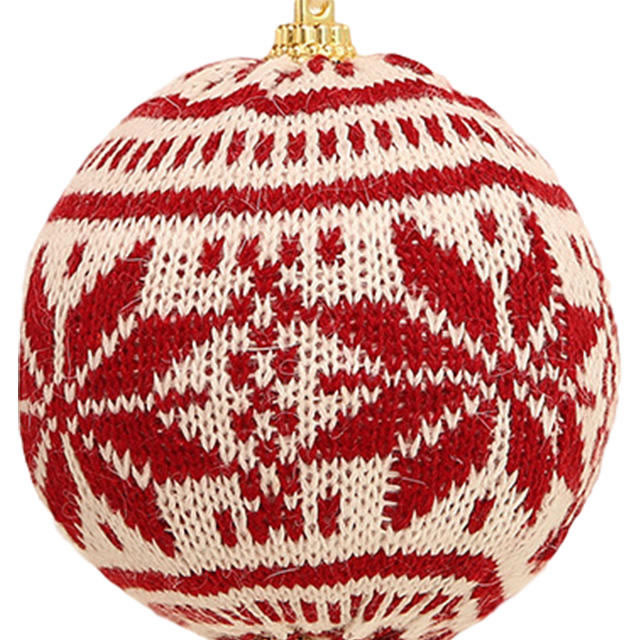 christmas knitted ball