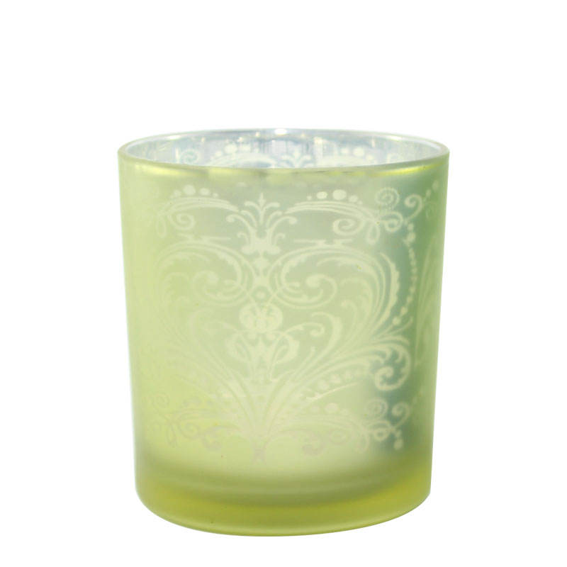 Christmas Home Decoration Glass Candle Cup