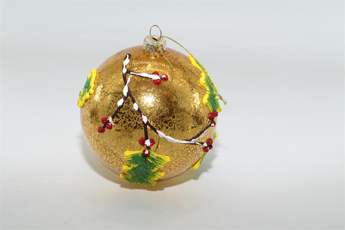 Christmas Painted Glass ball