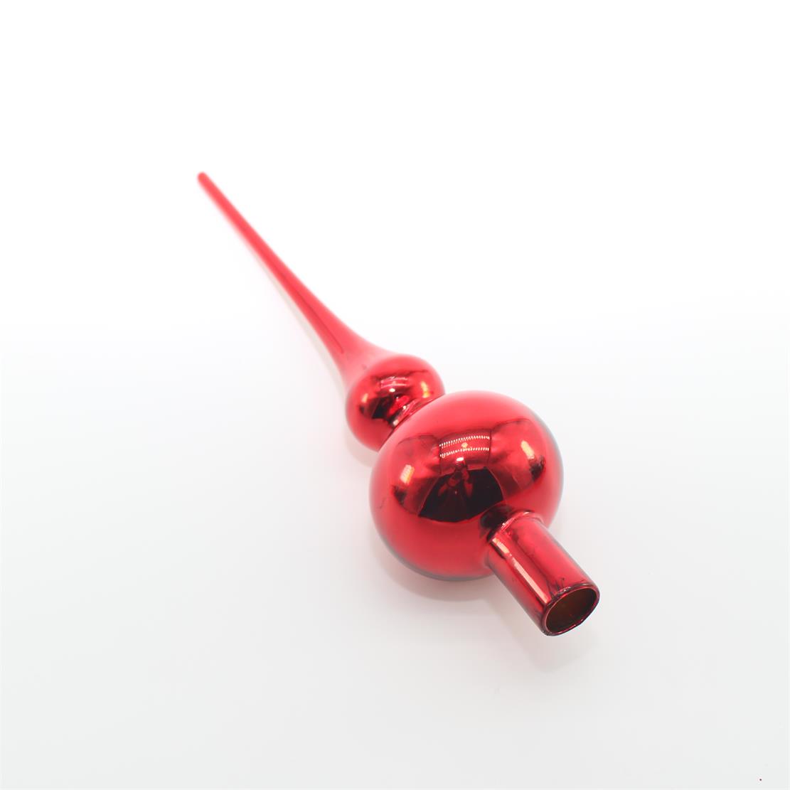 top finial glass ornament