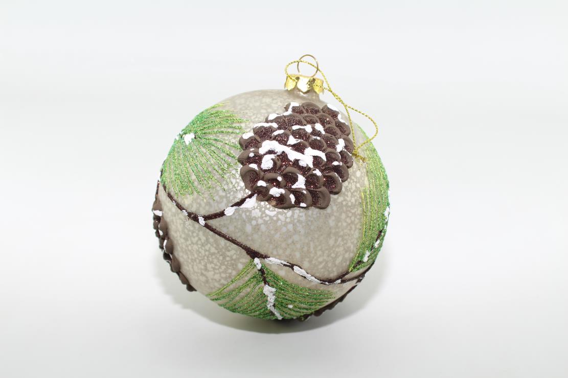 Christmas Painted Glass ball