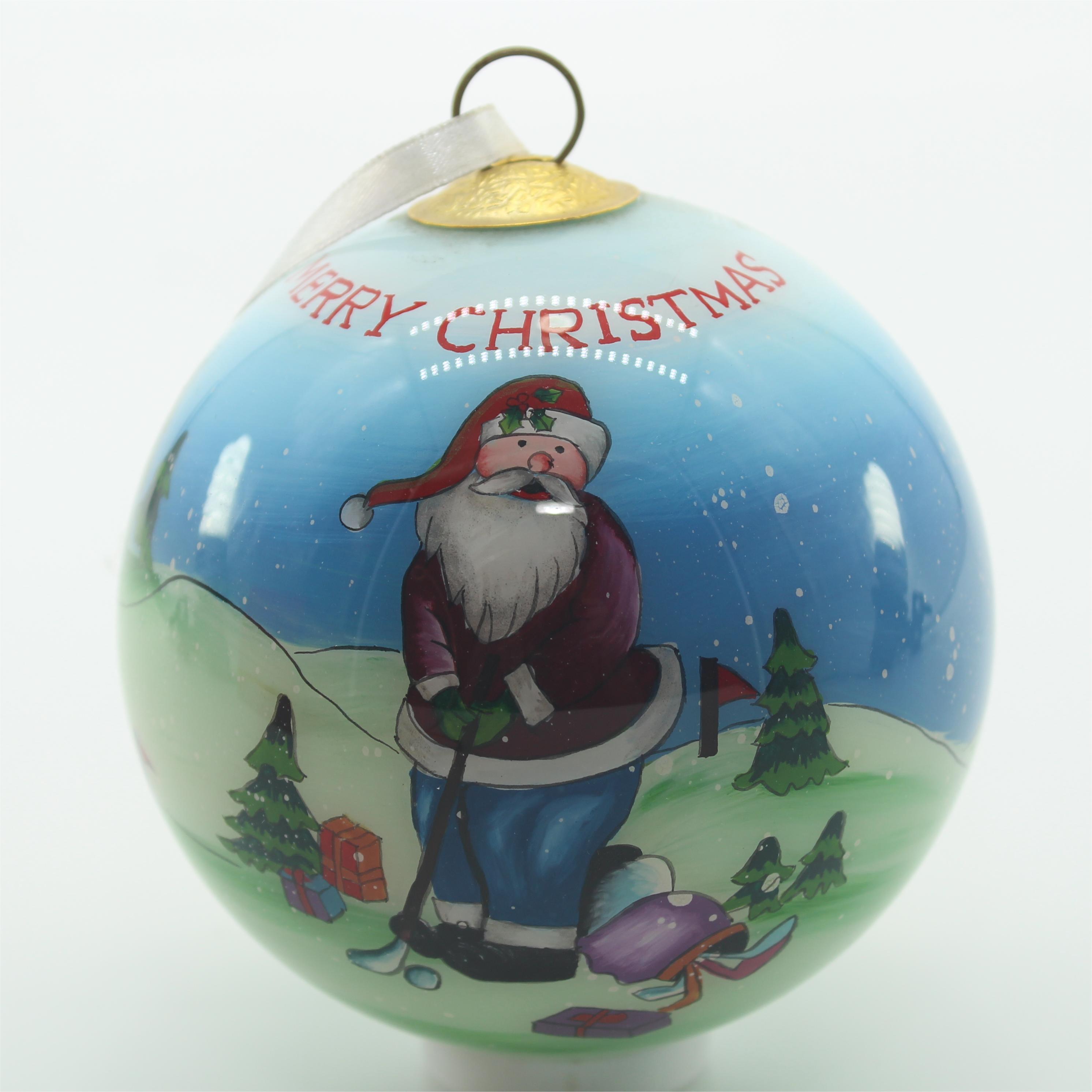  painted Christmas ball