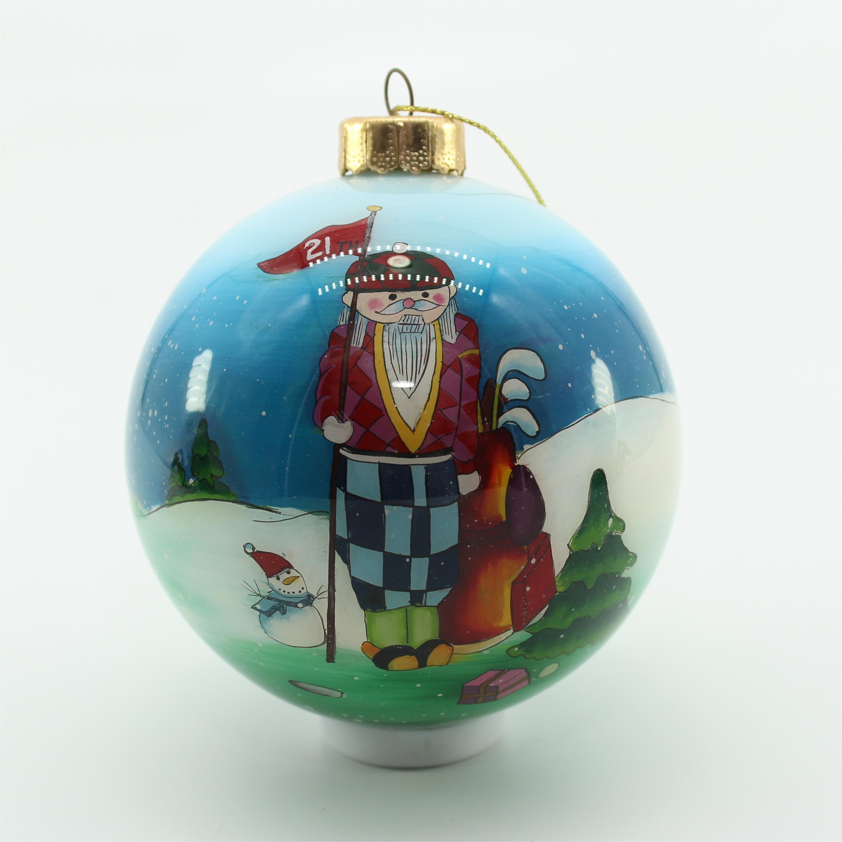 painted Christmas ball