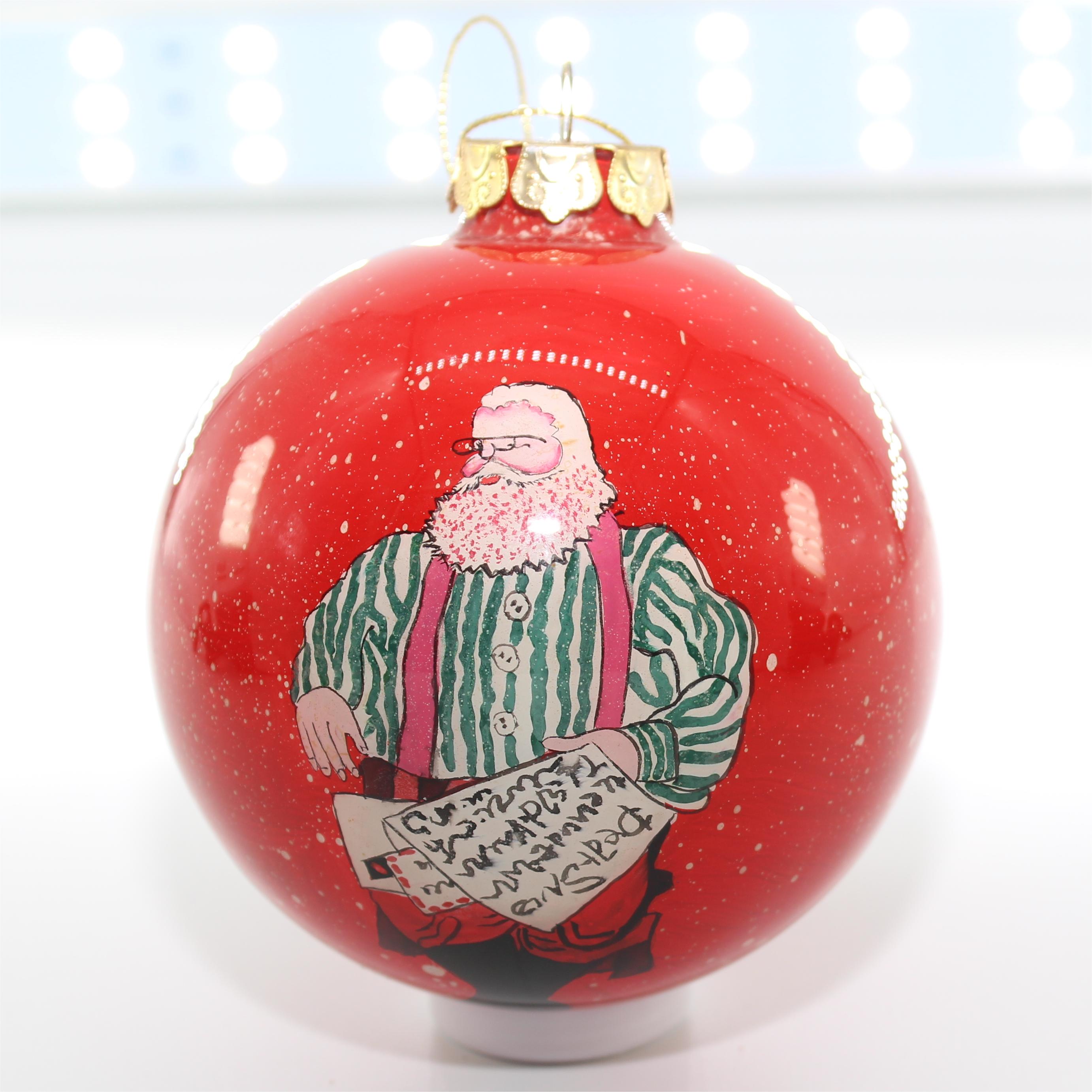  painted Christmas ball