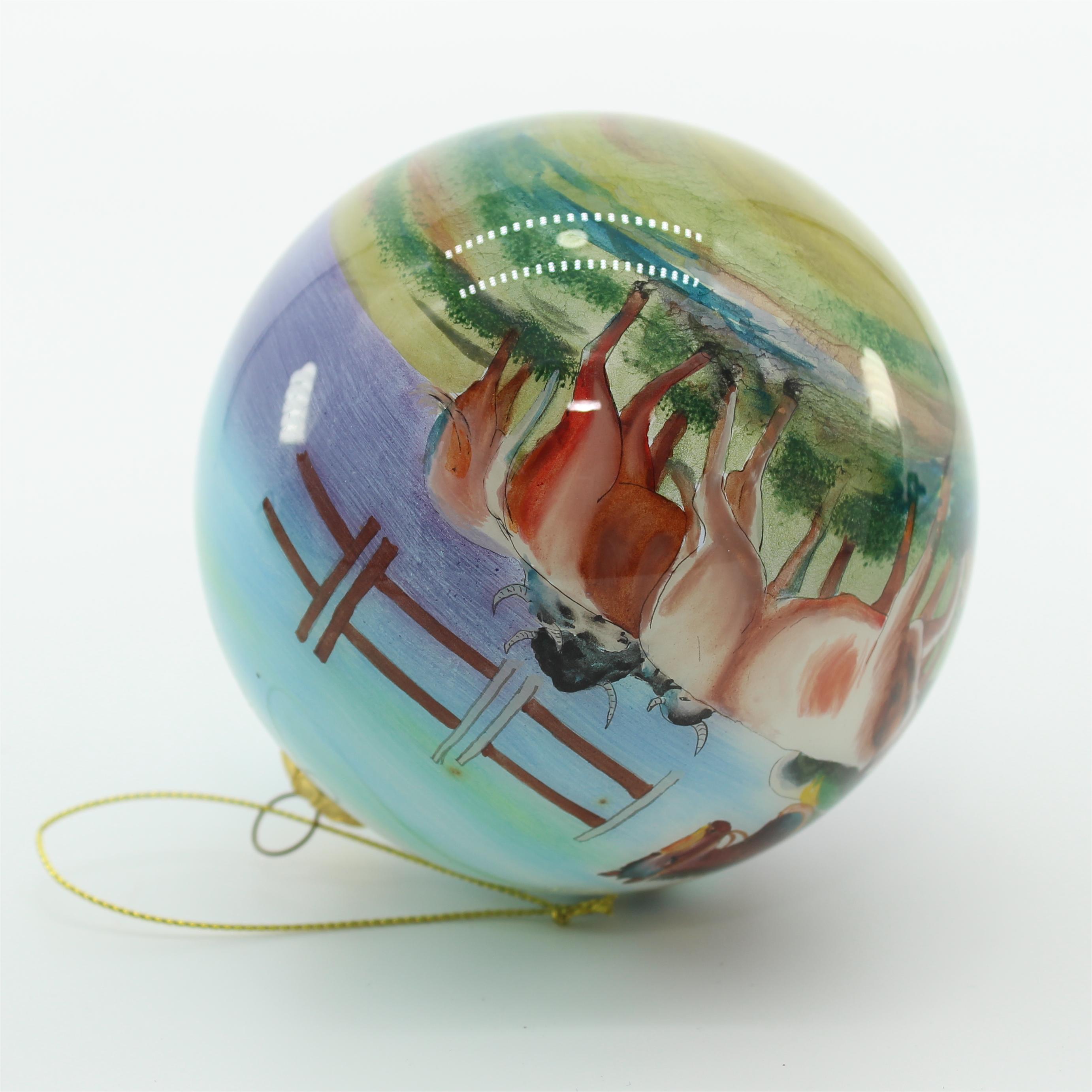 painted Christmas ball
