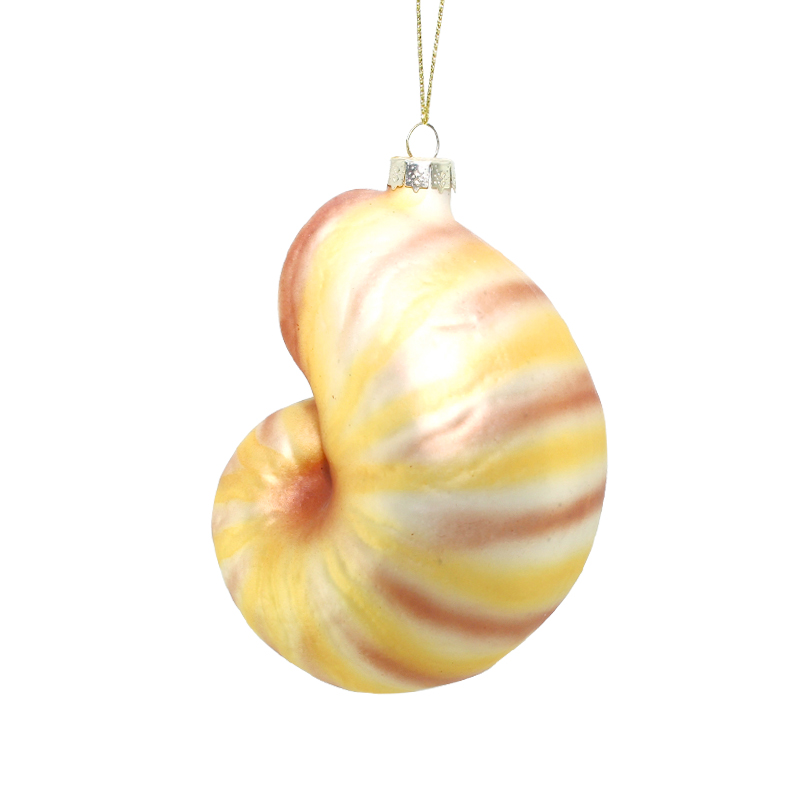 Christmas glass pendant