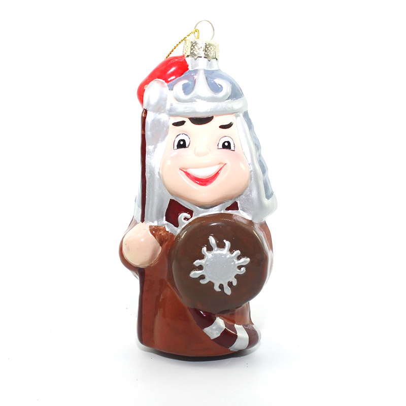 Christmas glass pendant