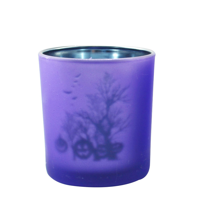 Glass candle cup