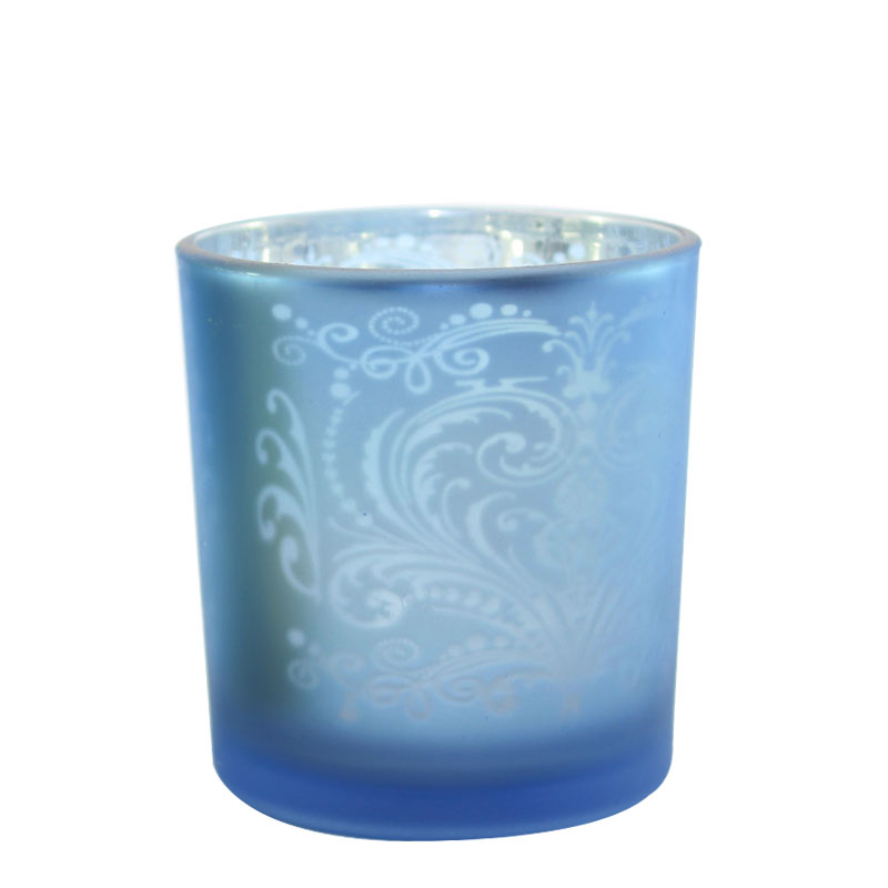 Glass candle cup