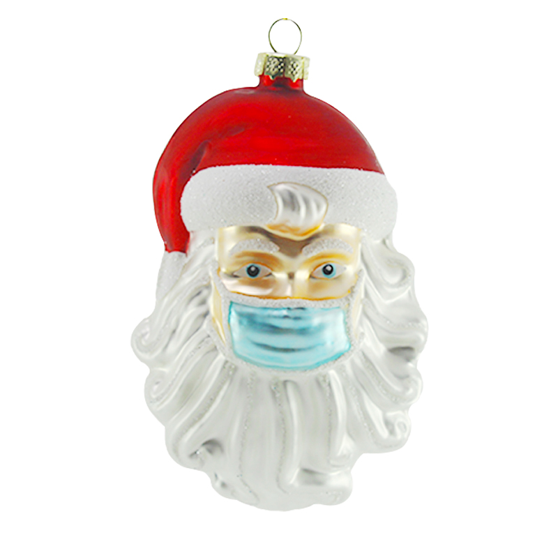 Christmas glass pendant