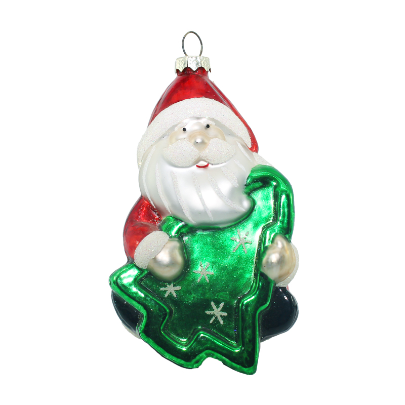 Christmas glass pendant