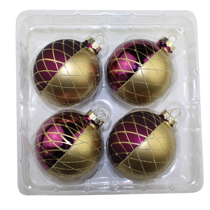 christmas ornament glass