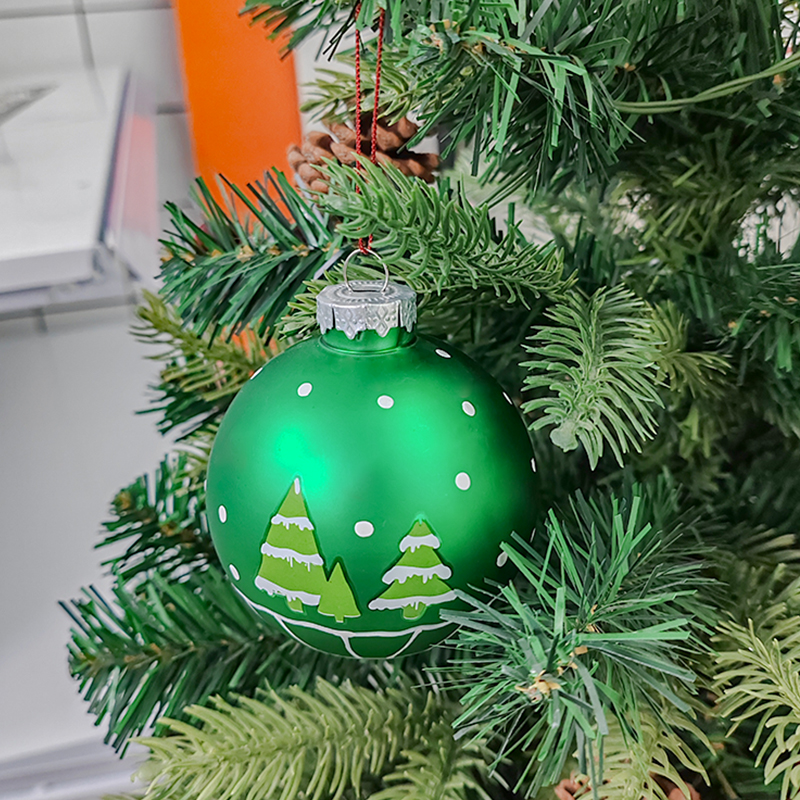 Hued Glass Ornaments, Ingenious Design, Festive Home Adornment