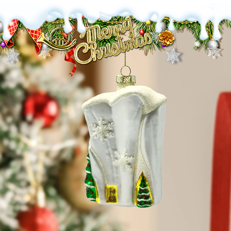 Exquisite Glass Building Ornaments