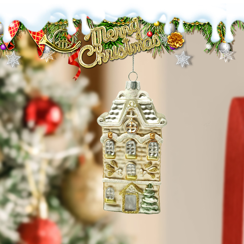 Exquisite Glass Building Ornaments