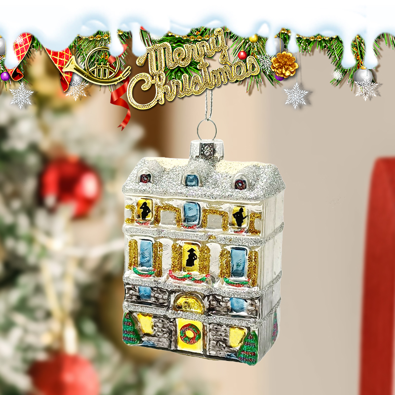 Exquisite Glass Building Ornaments