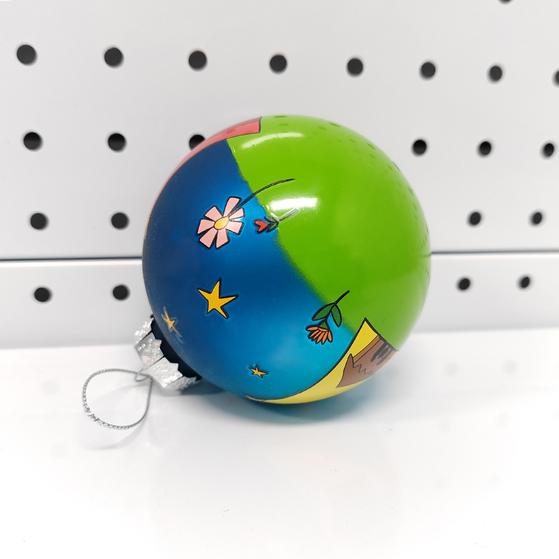 Customized High - Quality Festive Christmas Glass Balls for Diverse Decor