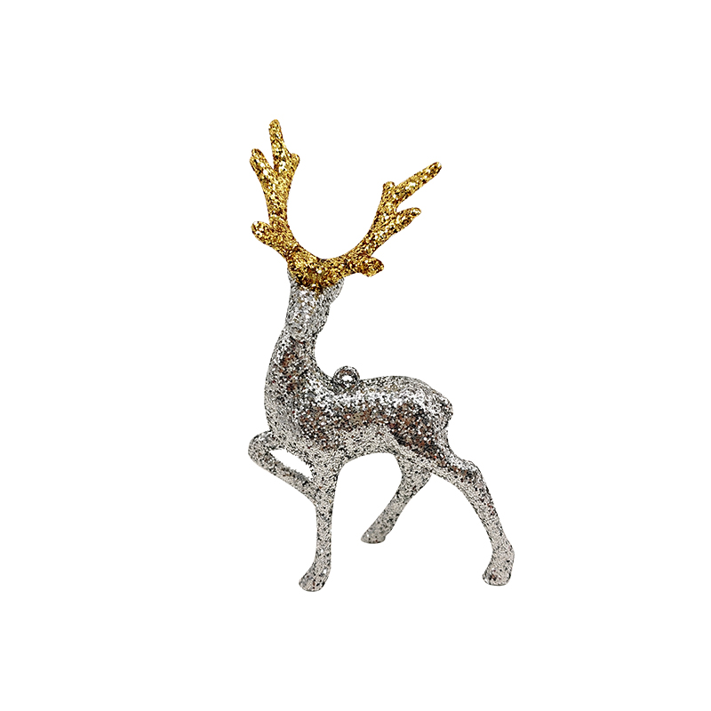 Festive Leaping Deer Holiday Decoration