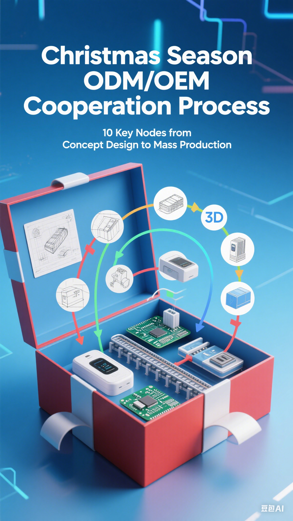 Christmas Season ODM/OEM Cooperation Process: 10 Key Nodes from Concept Design to Mass Production